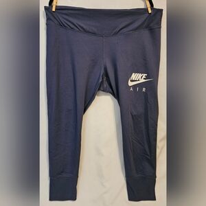 Nike Air Leggings - Navy Blue and White